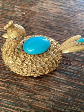 Peacock Mid -Century Peacock style salt holder